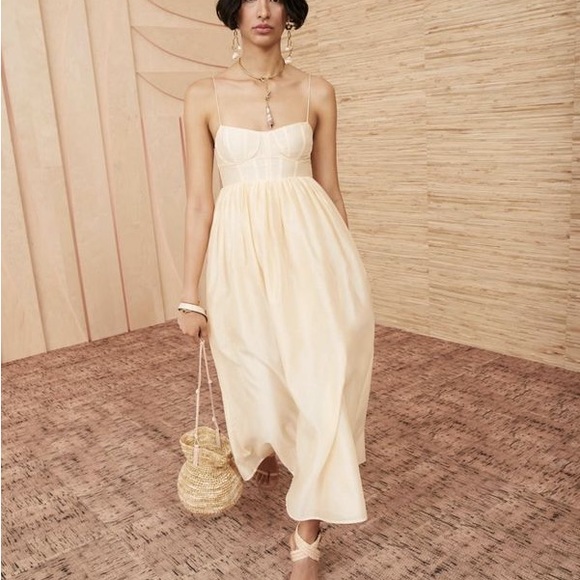 Ulla Johson Mariza Organza Midi Dress - Picture 9 of 10